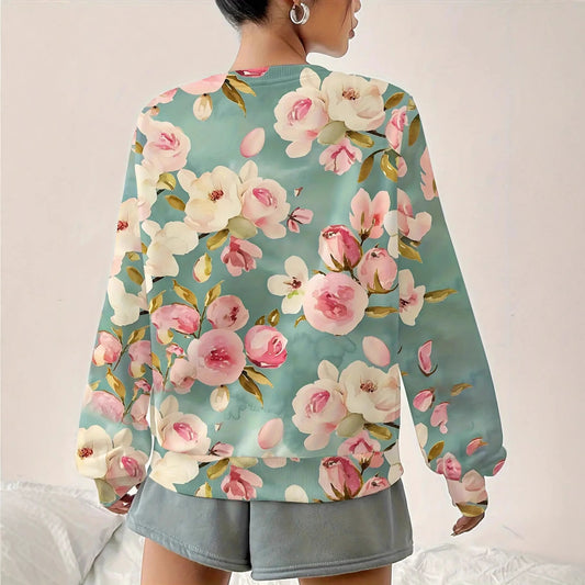 Women's Printed Loose All-matching Casual Top