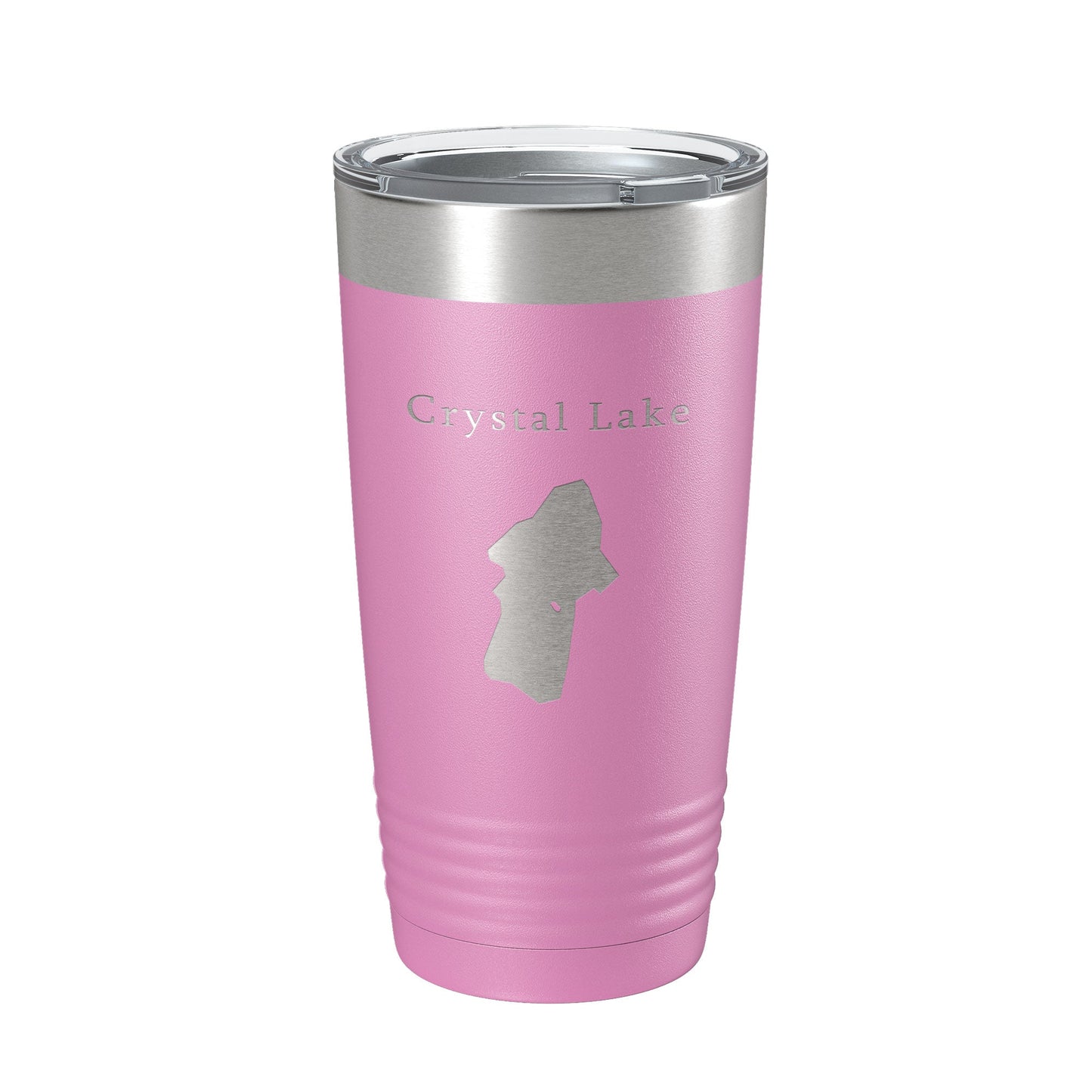 Crystal Lake Map Tumbler Travel Mug Insulated Laser Engraved Coffee Cup California 20 oz-14