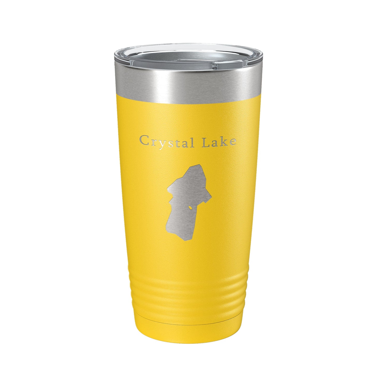Crystal Lake Map Tumbler Travel Mug Insulated Laser Engraved Coffee Cup California 20 oz-4
