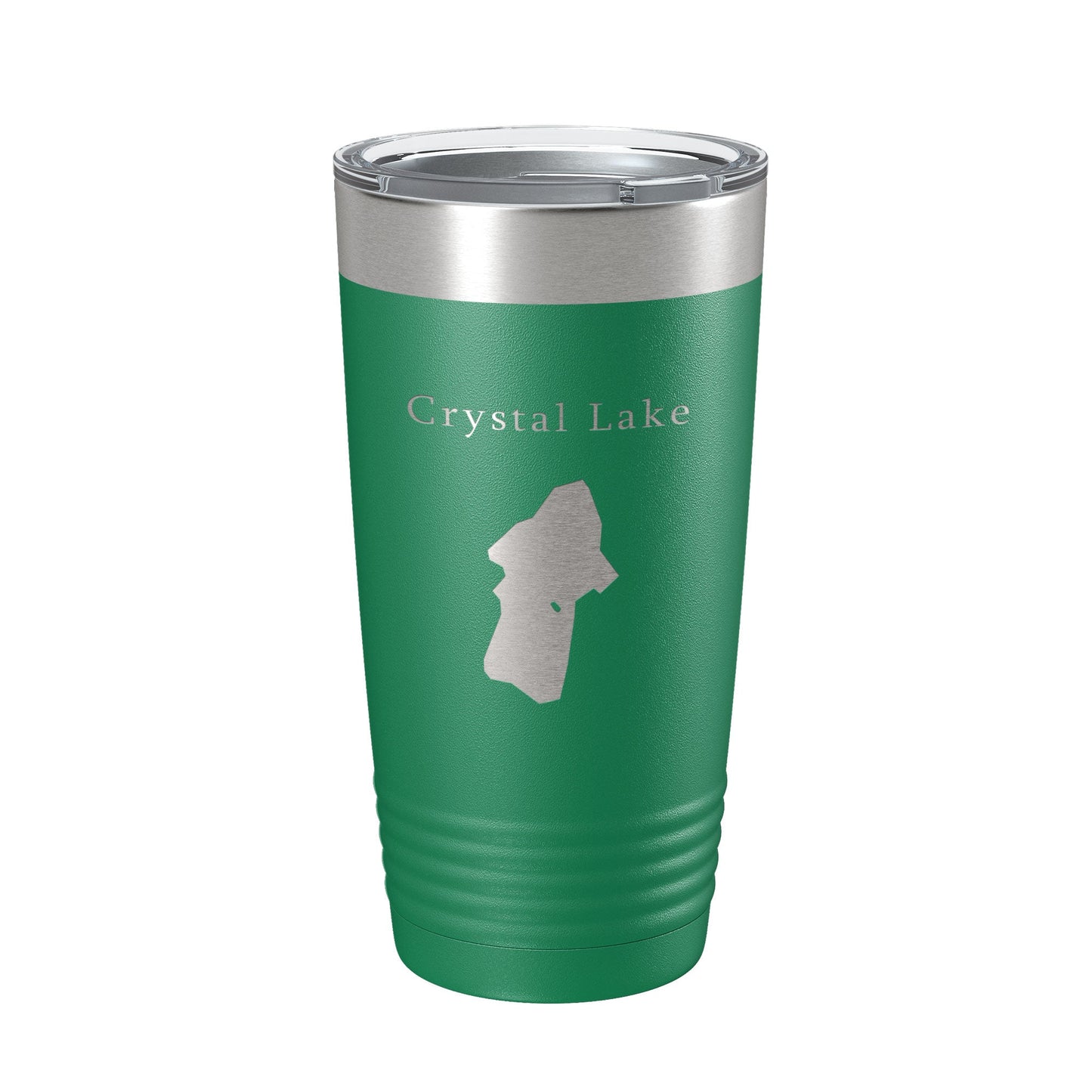 Crystal Lake Map Tumbler Travel Mug Insulated Laser Engraved Coffee Cup California 20 oz-9
