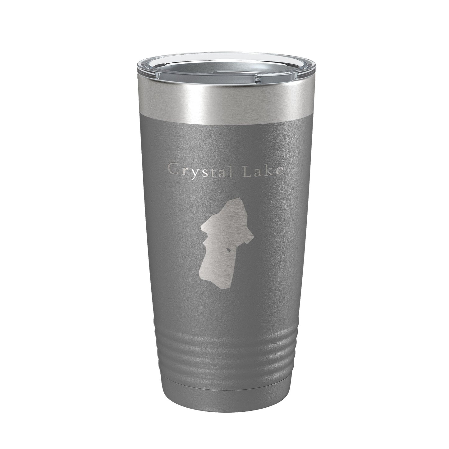 Crystal Lake Map Tumbler Travel Mug Insulated Laser Engraved Coffee Cup California 20 oz-16
