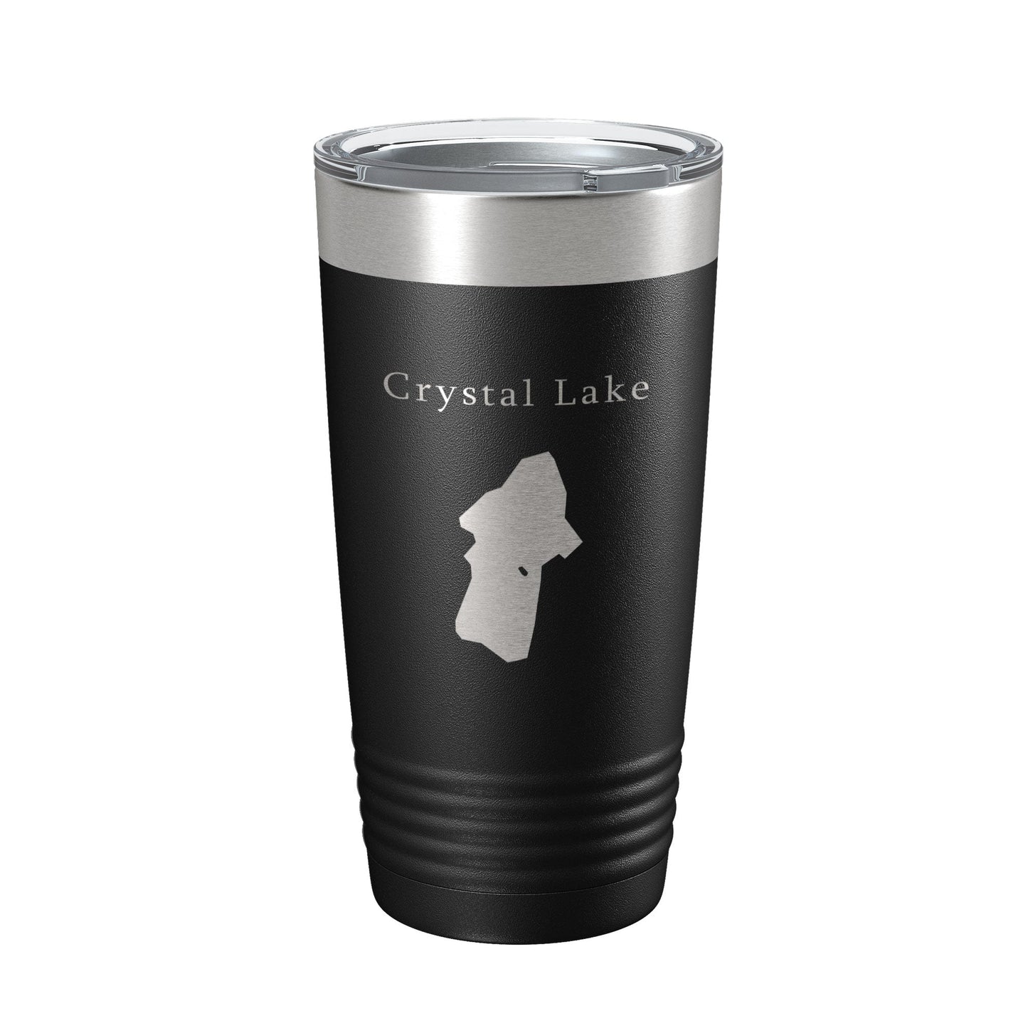 Crystal Lake Map Tumbler Travel Mug Insulated Laser Engraved Coffee Cup California 20 oz-5