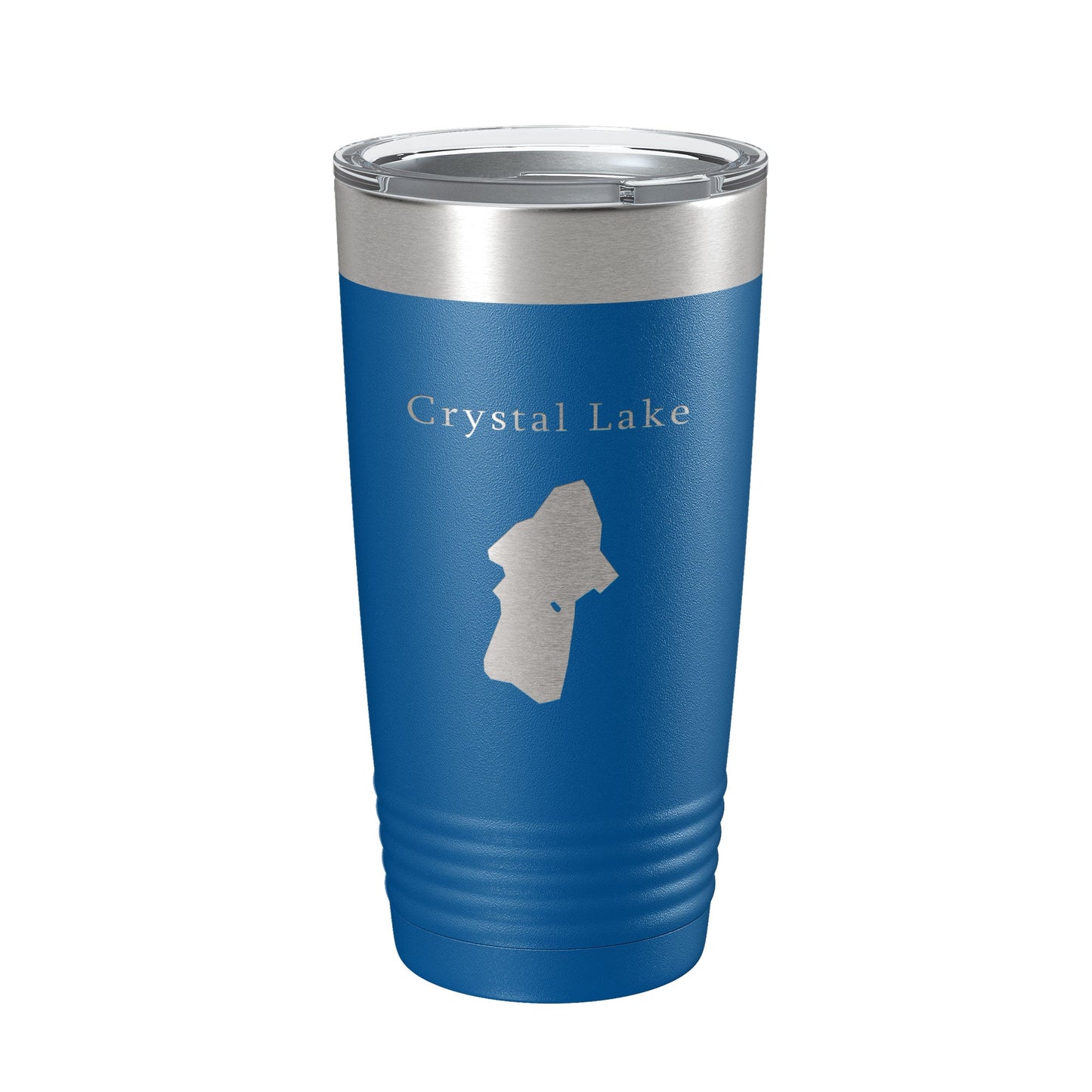 Crystal Lake Map Tumbler Travel Mug Insulated Laser Engraved Coffee Cup California 20 oz-6