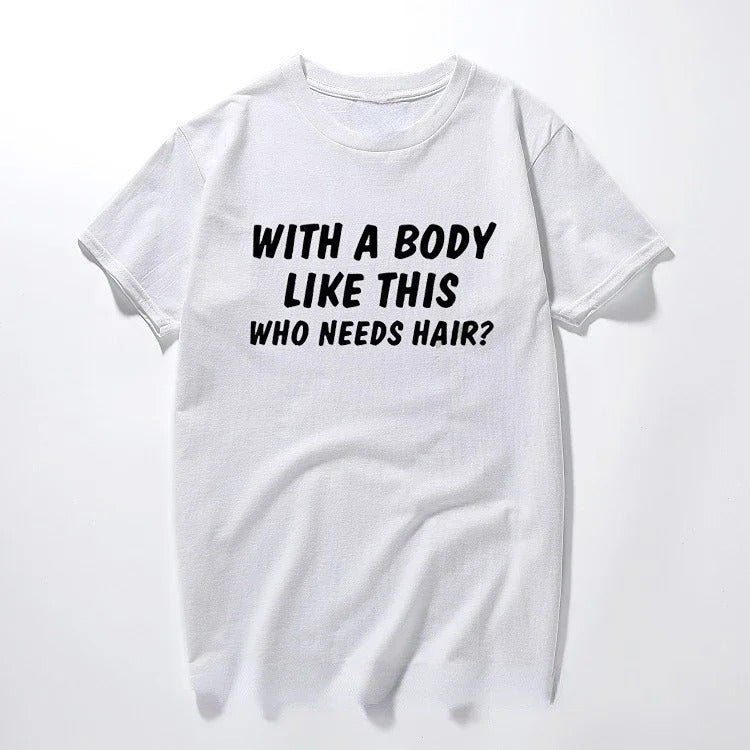 Plus Size Men's Cotton Short-sleeved Summer English Letter Printed T-shirt Top Men