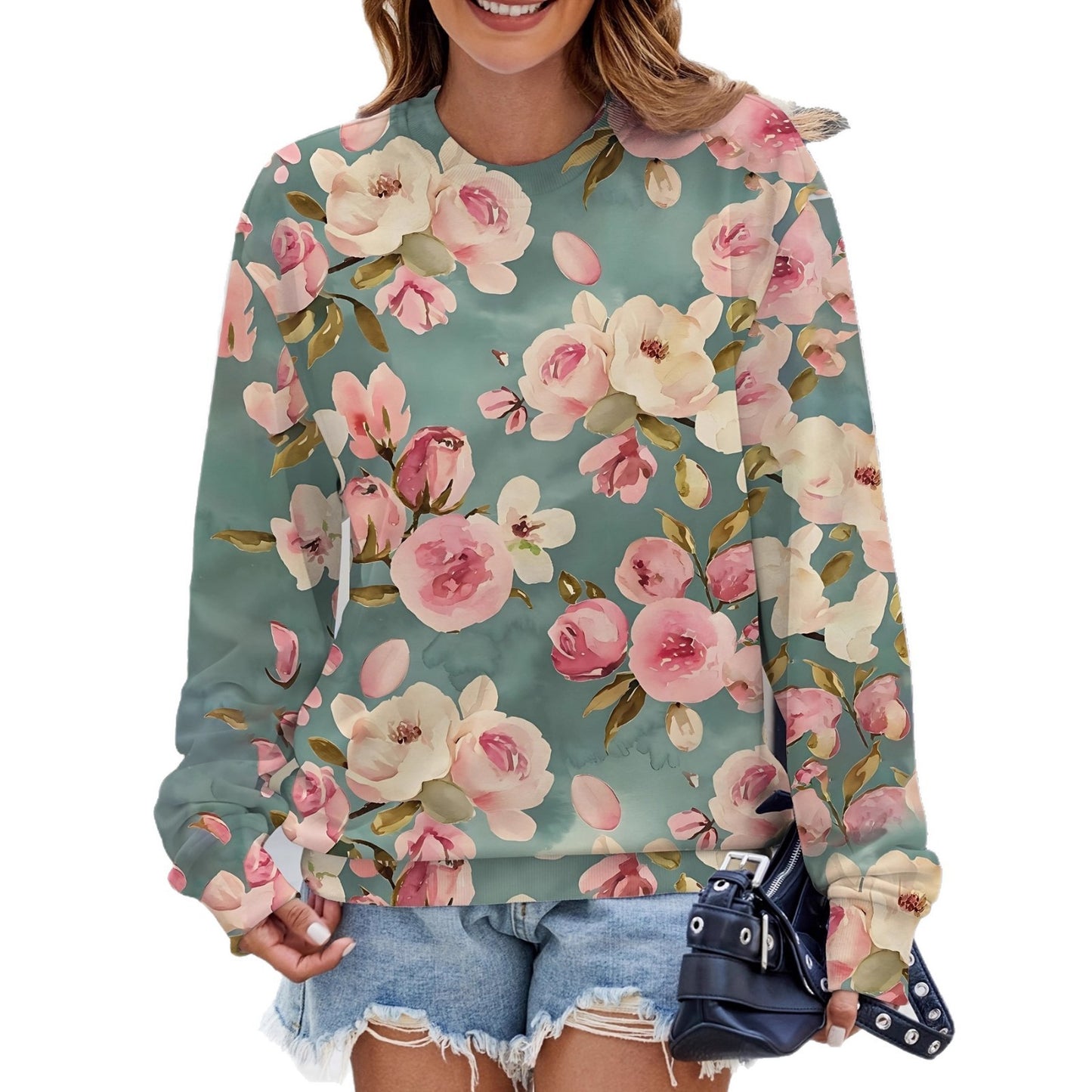 Women's Printed Loose All-matching Casual Top