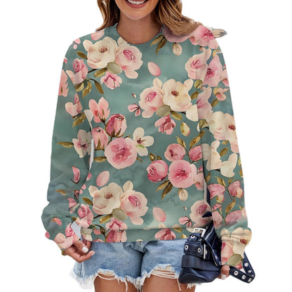Women's Printed Loose All-matching Casual Top