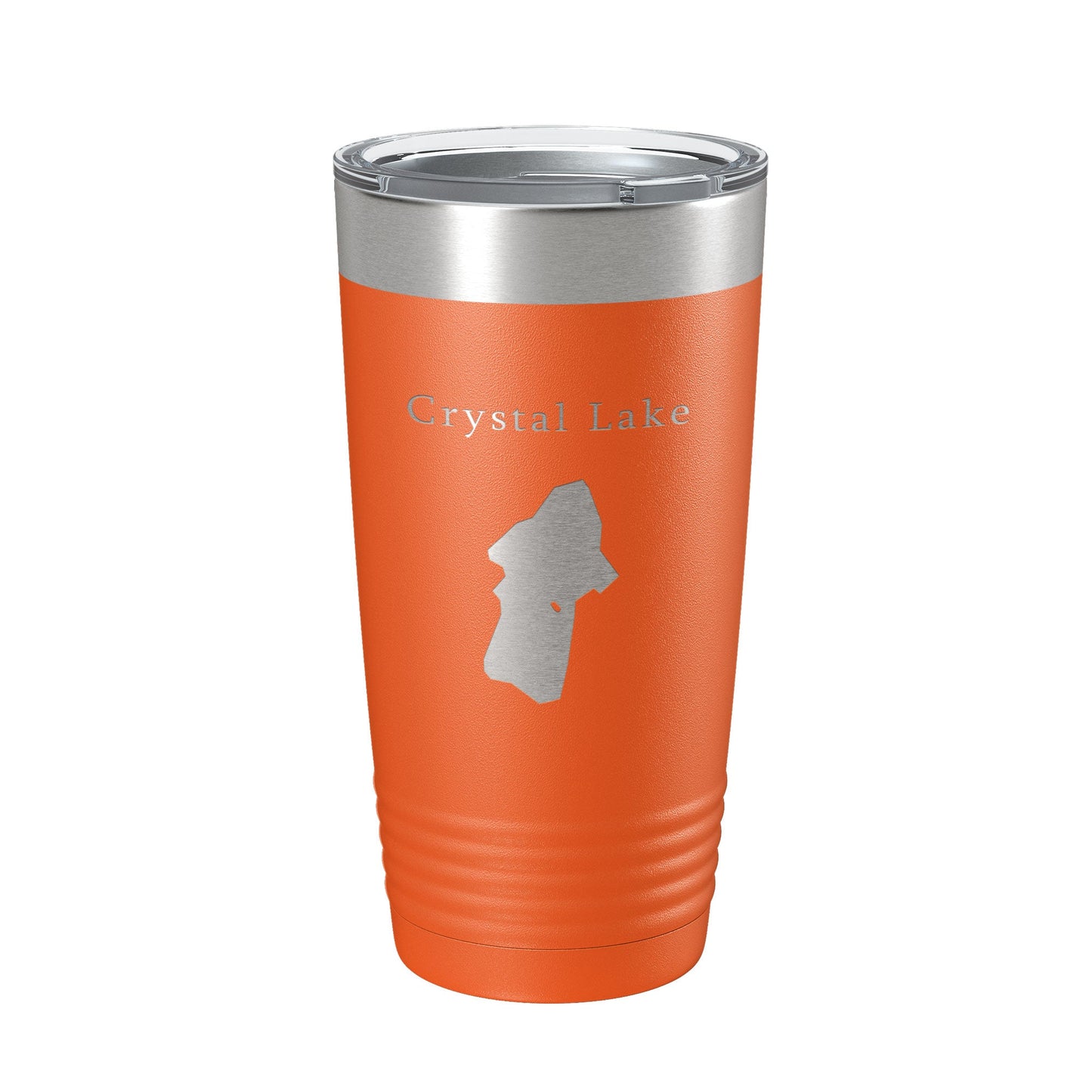 Crystal Lake Map Tumbler Travel Mug Insulated Laser Engraved Coffee Cup California 20 oz-17